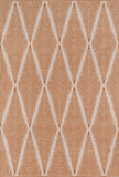 Momeni Erin Gates River RIV-1 Hand Woven Contemporary Geometric Indoor/Outdoor Area Rug Orange 8'6" x 11'6" RIVERRIV-1ORG86B6