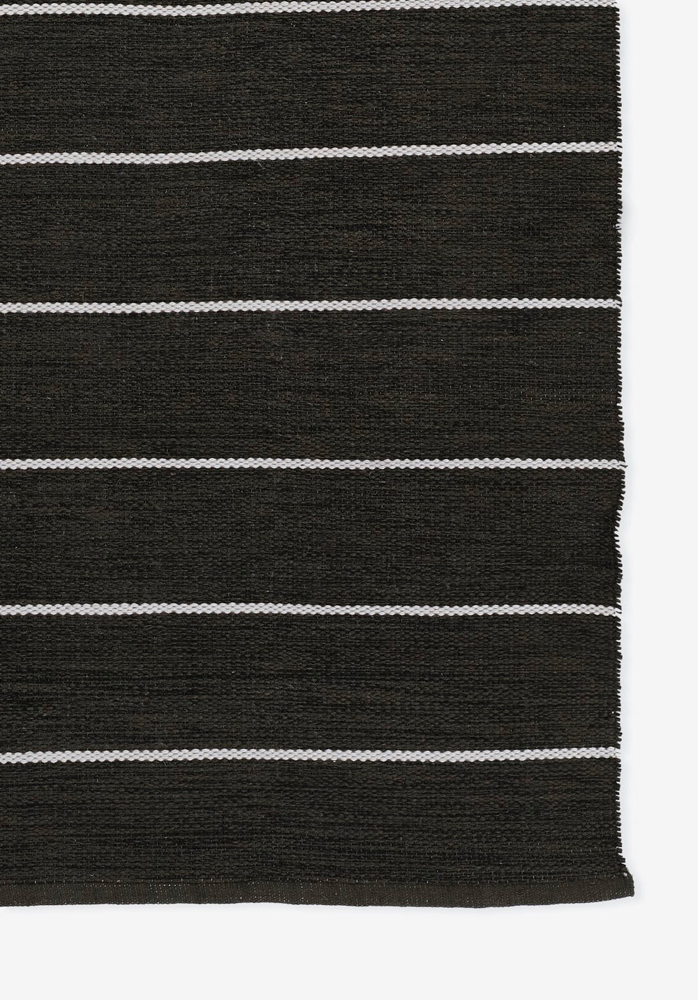 Momeni Erin Gates River RIV-2 Hand Woven Contemporary Geometric Indoor/Outdoor Area Rug Black 8'6" x 11'6" RIVERRIV-2BLK86B6