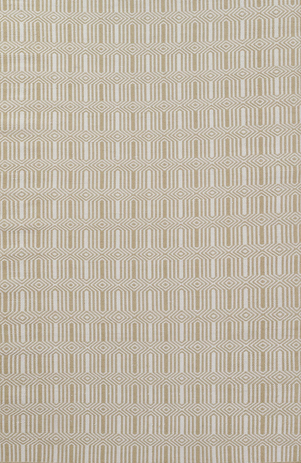 Momeni Erin Gates River RIV-3 Hand Woven Contemporary Geometric Indoor/Outdoor Area Rug Beige 8'6" x 11'6" RIVERRIV-3BGE86B6