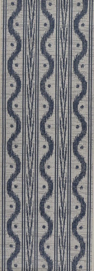 Momeni Riviera RV-05 Machine Made Transitional Geometric Indoor/Outdoor Area Rug Blue 9' x 12' RIVRARV-05BLU90C0