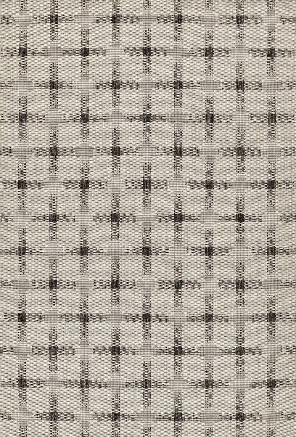 Momeni Riviera RV-08 Machine Made Contemporary Geometric Indoor/Outdoor Area Rug Ivory 9' x 12' RIVRARV-08IVY90C0