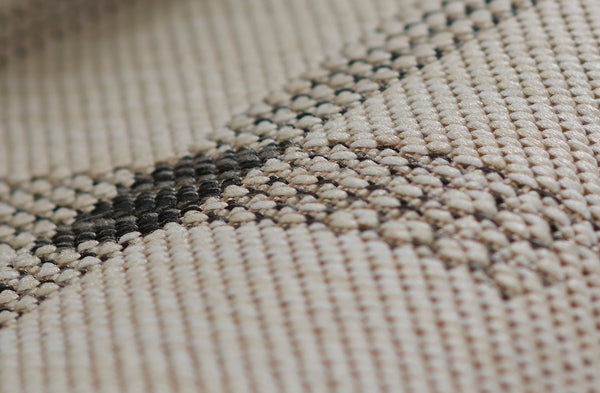 Momeni Riviera RV-08 Machine Made Contemporary Geometric Indoor/Outdoor Area Rug Ivory 9' x 12' RIVRARV-08IVY90C0