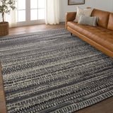 Jaipur Living Rize Jamaal RIZ11 Hand Knotted Handmade Indoor Persian Knot 4/18 Modern Rug Gray 9' x 12'