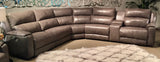 Southern Motion Dazzle 883-05P,80,84,80,47,06P Transitional  Power Reclining Sectional Sofa with Power Headrest 883-05P,80,84,80,47,06P 906-04