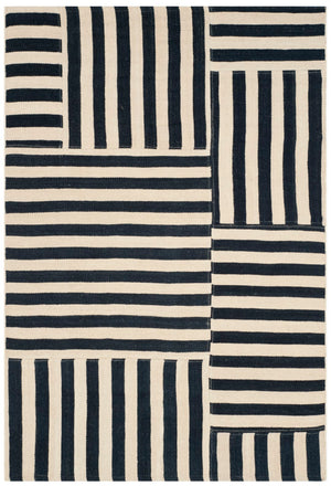 Safavieh Canyon Stripe Patch Hand Woven Wool Rug RLR2867B-10