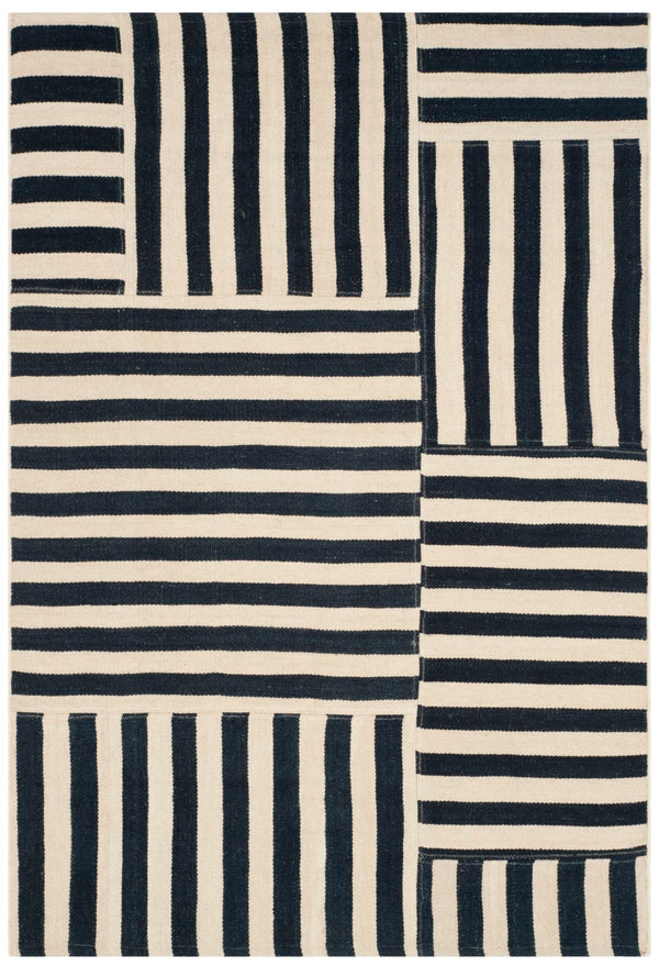 Safavieh Canyon Stripe Patch Hand Woven Wool Rug RLR2867B-10