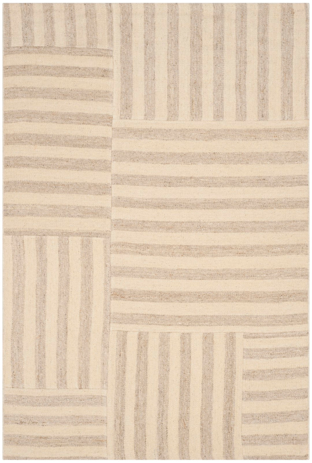 Safavieh Canyon Stripe Patch Hand Woven Wool Rug RLR2867D-10