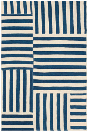 Safavieh Canyon Stripe Patch Hand Woven Wool Rug RLR2867E-1SQ