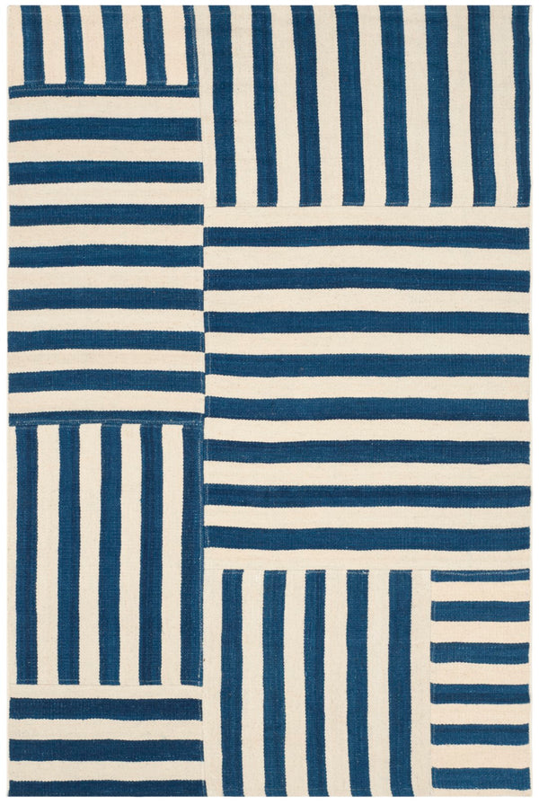 Safavieh Canyon Stripe Patch Hand Woven Wool Rug RLR2867E-1SQ