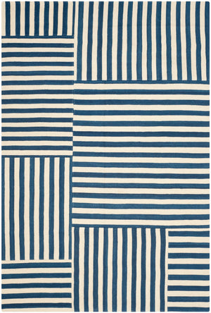 Safavieh Canyon Stripe Patch Hand Woven Wool Rug RLR2867E-1SQ