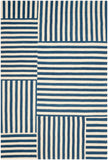 Safavieh Canyon Stripe Patch Hand Woven Wool Rug RLR2867E-1SQ