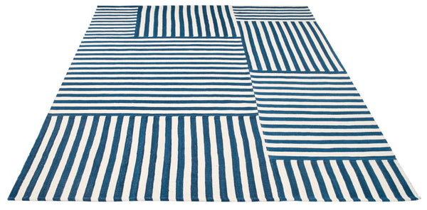 Safavieh Canyon Stripe Patch Hand Woven Wool Rug RLR2867E-1SQ