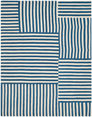 Safavieh Canyon Stripe Patch Hand Woven Wool Rug RLR2867E-1SQ