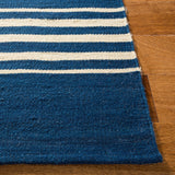 Safavieh Bluff Point Stripe Hand Woven Wool Rug RLR2869E-1SQ