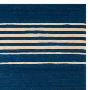 Safavieh Bluff Point Stripe Hand Woven Wool Rug RLR2869E-1SQ