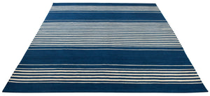 Safavieh Bluff Point Stripe Hand Woven Wool Rug RLR2869E-1SQ