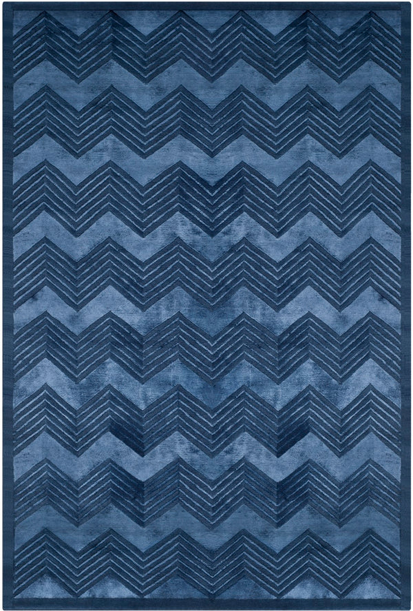 Safavieh Monroe Chevron HAND KNOTTED 50% Viscose and 50% Wool Rug RLR6725D-10