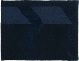 Safavieh Monroe Chevron HAND KNOTTED WOOL AND VISCOSE PILE Rug RLR6725D-1SQ