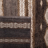 Safavieh Nairobi Stripe Hand Knotted 70% Wool/20% Cotton/and 10% Bamboo Silk. Rug RLR7731A-11SQ