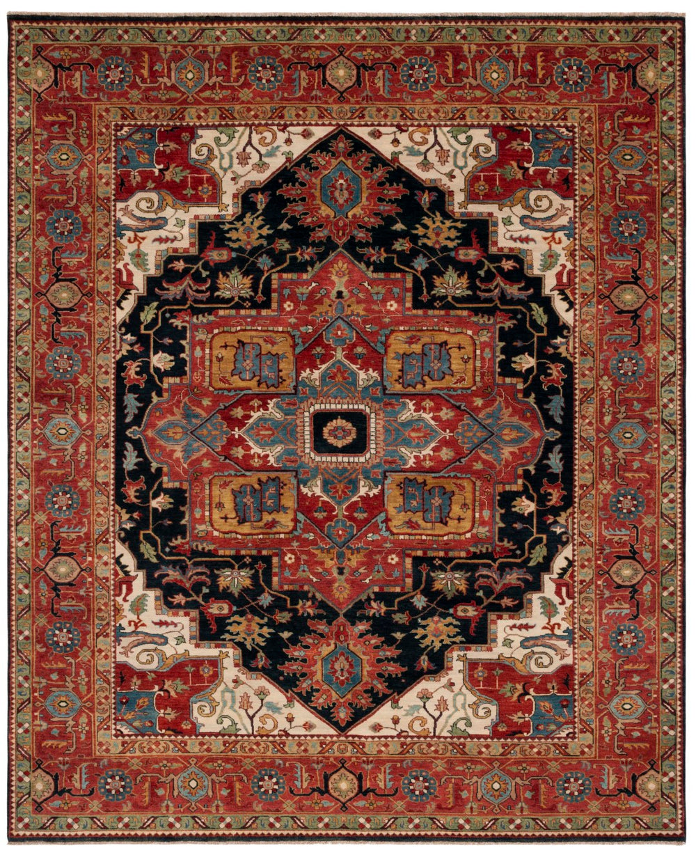 Safavieh Ralph Lauren Hand Knotted 80% Wool and 20% Cotton Traditional Rug RLR9556M-10