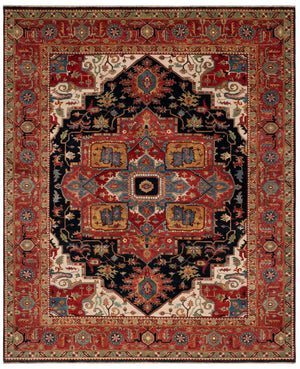 Safavieh Ralph Lauren Hand Knotted 80% Wool and 20% Cotton Traditional Rug RLR9556M-10