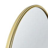 Walker Edison Glam/Contemporary 36" Double Ribbed Frame Mirror RM36MIGD