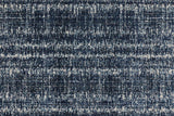 Remmy Coastal Inspired Rug, Striated, Deep Teal Blue, 8ft x 11ft Area Rug