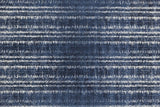 Remmy Coastal Inspired Rug, Striated, Dark Navy Blue, 8ft x 11ft Area Rug