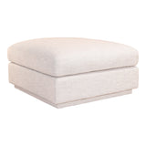 Moe's Home Justin Ottoman Taupe