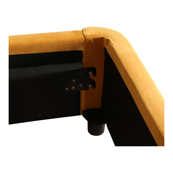 Moe's Home Samara Queen Bed Mustard