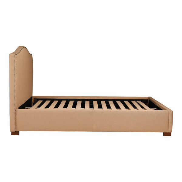 Zale Queen Bed Oatmeal