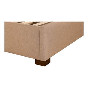 Zale Queen Bed Oatmeal