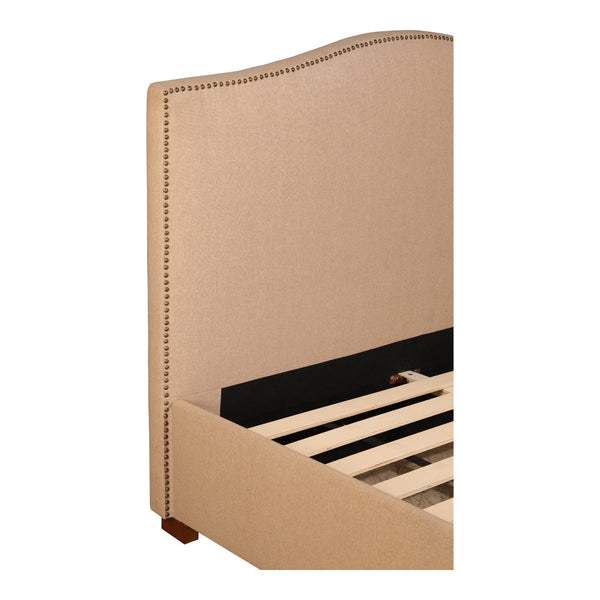 Zale Queen Bed Oatmeal