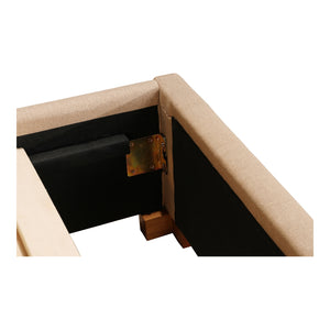 Zale Queen Bed Oatmeal