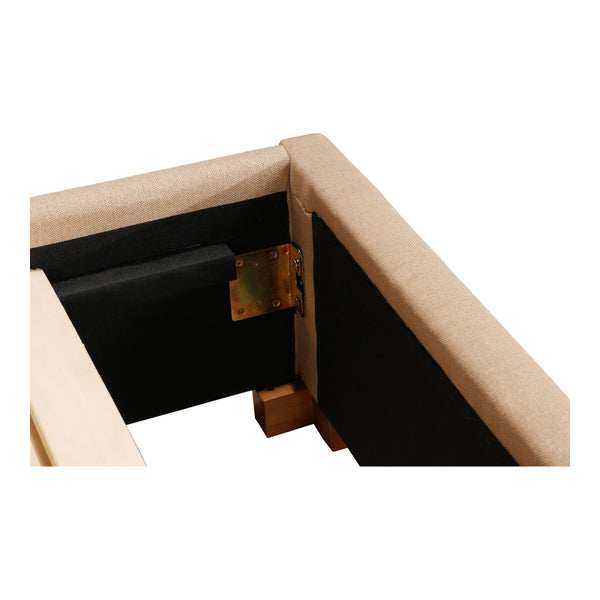 Zale Queen Bed Oatmeal