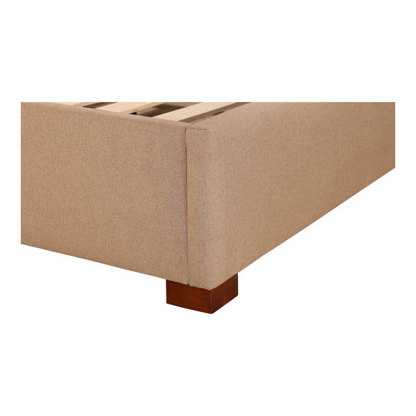 Zale Queen Bed Oatmeal