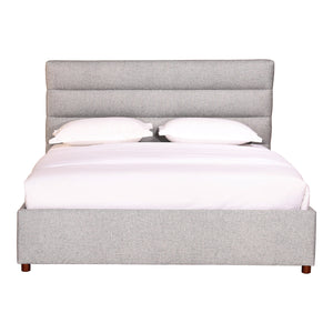 Moe's Home Takio Queen Bed Light Grey