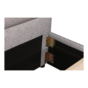 Moe's Home Takio King Bed Light Grey