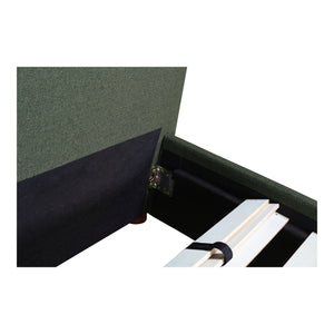 Moe's Home Luzon Queen Bed Tall Headboard Deep Forest RN-1148-27