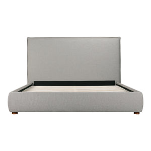 Moe's Home Luzon King Bed Tall Headboard Greystone RN-1149-15