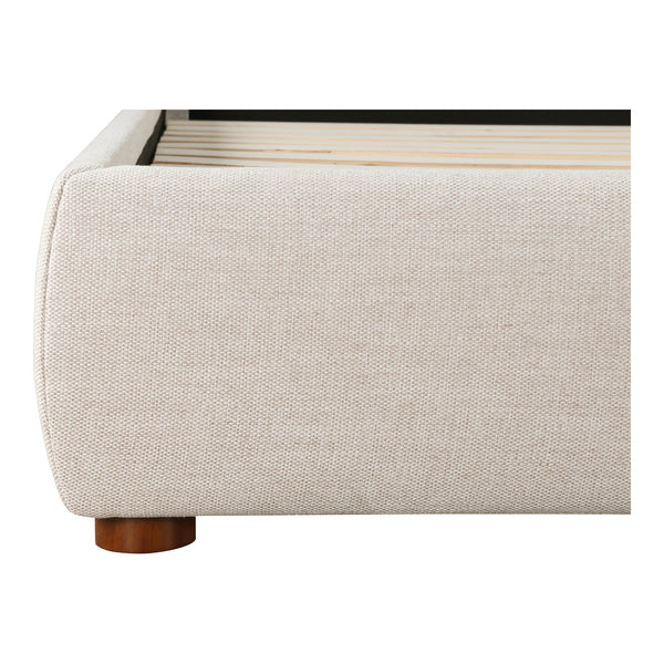 Moe's Home Luzon King Bed Tall Headboard Wheat RN-1149-34