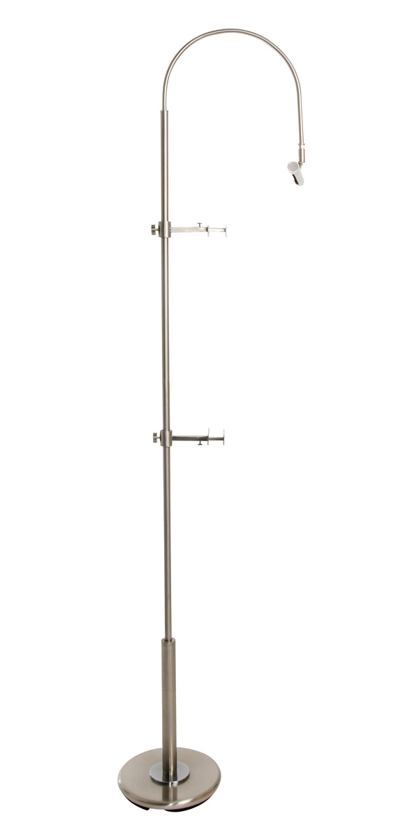 River North Task Lamp Black/Satin Brass House of Troy RN302-SN