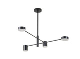 Bethel Black LED Chandelier in Metal