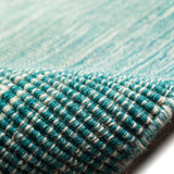 Trans-Ocean Liora Manne Aruba Ombre Casual Indoor Hand Loomed 100% Wool Rug Aqua 8'3" x 11'6"