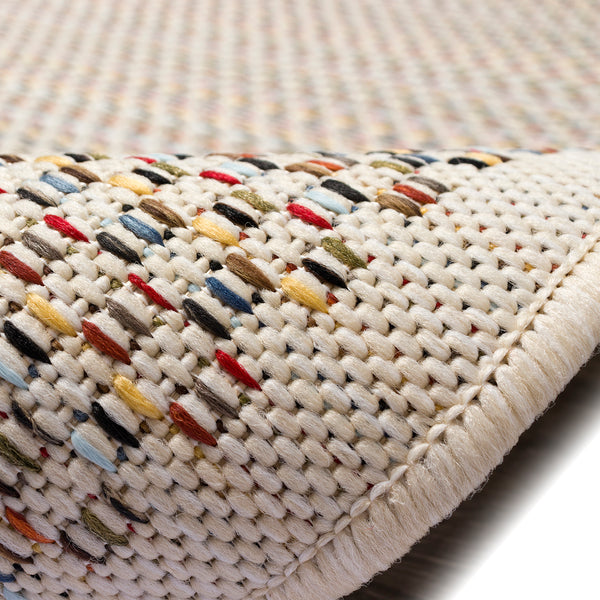 Trans-Ocean Liora Manne Avena Texture Casual Indoor/Outdoor Power Loomed 91% Polypropylene/9% Polyester Rug Ivory 7'10" x 9'10"