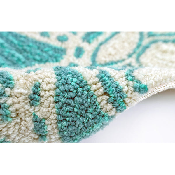 Trans-Ocean Liora Manne Capri Turtle Casual Indoor/Outdoor Hand Tufted 80% Polyester/20% Acrylic Rug Aqua 7'6" x 9'6"