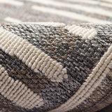 Trans-Ocean Liora Manne Cove Bamboo Casual Indoor/Outdoor Power Loomed 100% Polypropylene Rug Grey 7'10" x 9'10"