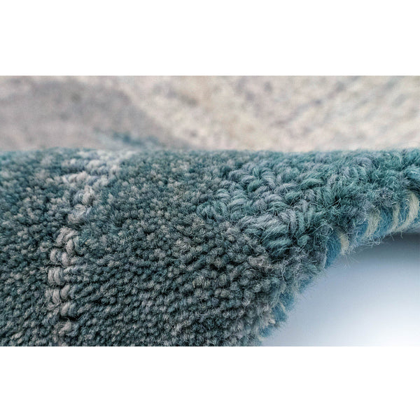 Trans-Ocean Liora Manne Corsica Water Contemporary Indoor Hand Tufted 100% Wool Rug Blue 8'3" x 11'6"