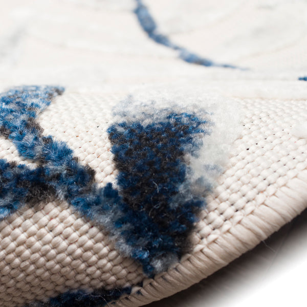 Trans-Ocean Liora Manne Canyon Vines Casual Indoor/Outdoor Power Loomed 87% Polypropylene/13% Polyester Rug Ivory 7'8" x 9'10"