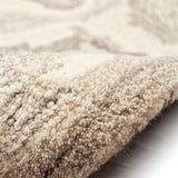 Trans-Ocean Liora Manne Hana Flora Classic Indoor Hand Tufted 100% Wool Rug Natural 8'3" x 11'6"